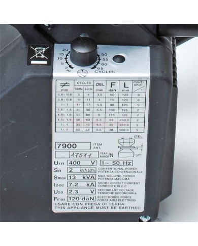  ZGRZEWARKA KLESZCZOWA TECNA 7900/230V